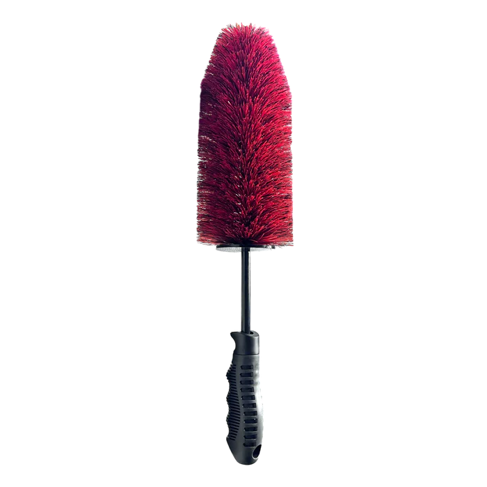 Brosse à rayons et barils de roues