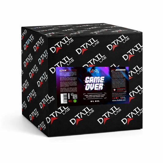 Caisse de 4x4L — GAME OVER Nettoyant tapis & tissus d’ameublement