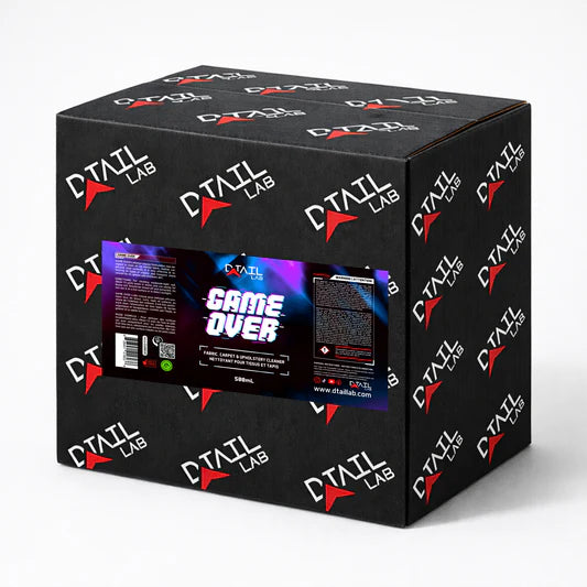Caisse de 6×500 mL — GAME OVER Nettoyant pour tapis et sellerie