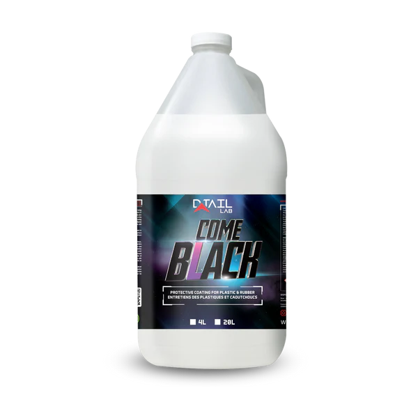 Revêtement de garniture en plastique et en caoutchouc COMEBLACK