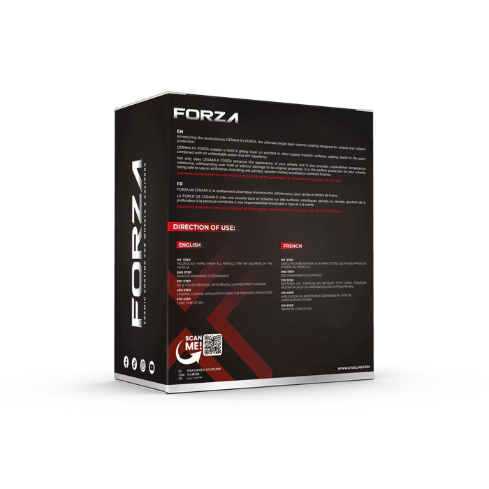 Revêtement céramique CERAMI-X FORZA pour roues et étriers
