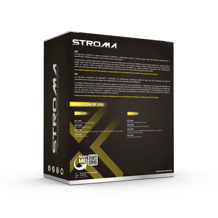 Revêtement céramique CERAMI-X STROMA pour cuir et synthétiques