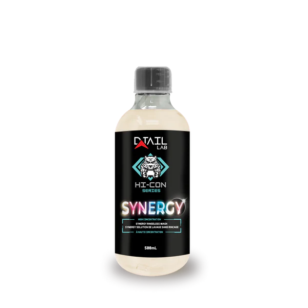 Concentré de lavage sans rinçage SYNERGY série Hi-CON de D-TAIL LAB