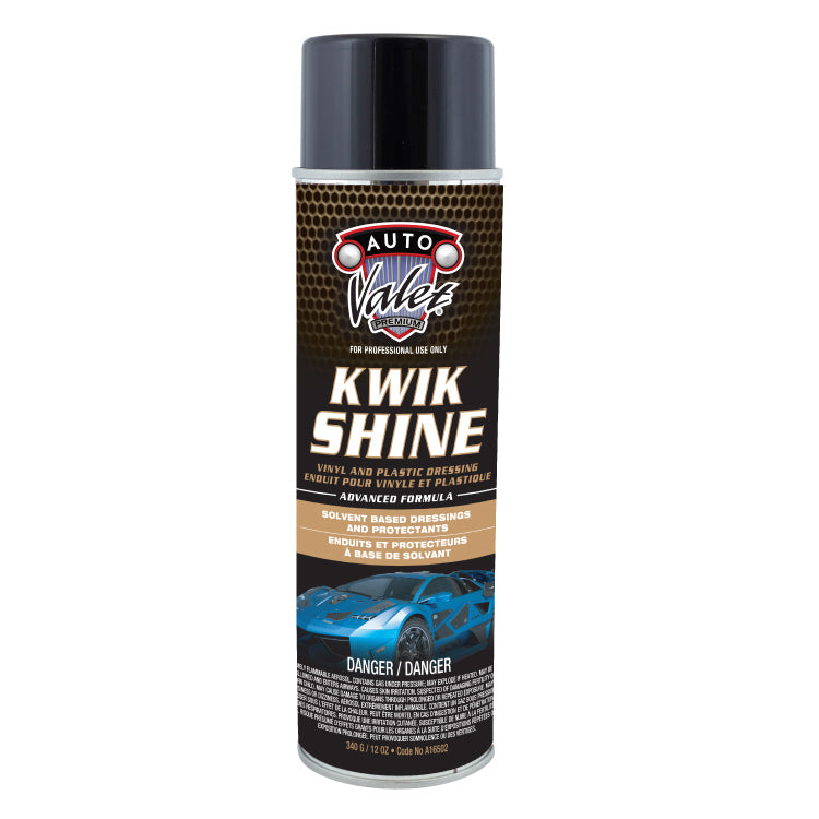 KWIK SHINE REVÊTEMENT AÉROSOL PLASTIQUE ET VINYLE