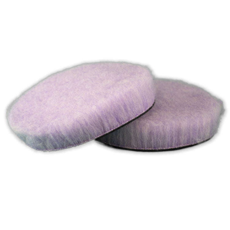 Tampon à polir laine mauve (COUPE)