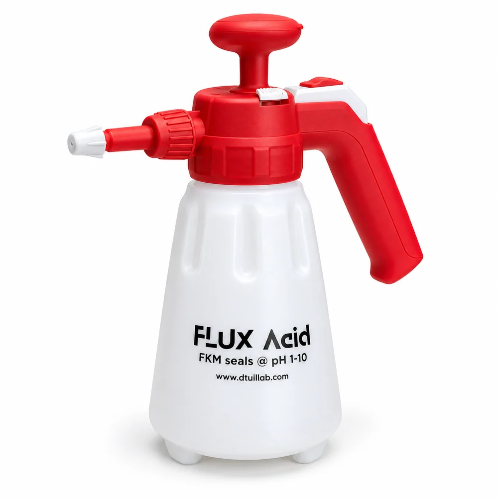 FLUX Red ACID — Mousseur et pulvérisateur à pompe 2-en-1