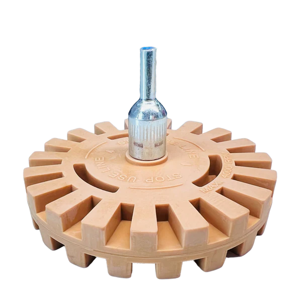 Roue et disque de gomme en caoutchouc pour perceuse